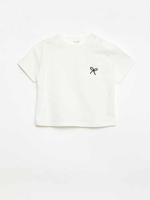 Completo T-shirt + pantaloncino ciclista a costine - 2 pezzi - Kiabi