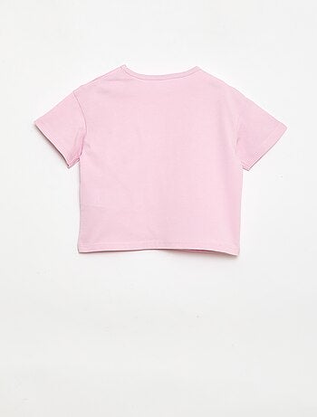 Completo T-shirt + pantaloncino ciclista a costine - 2 pezzi