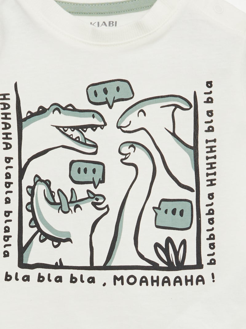 Completo t-shirt + pantaloni - 2 pezzi BEIGE - Kiabi