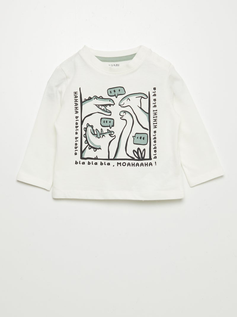 Completo t-shirt + pantaloni - 2 pezzi BEIGE - Kiabi