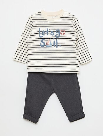 Completo t-shirt + pantaloni - 2 pezzi