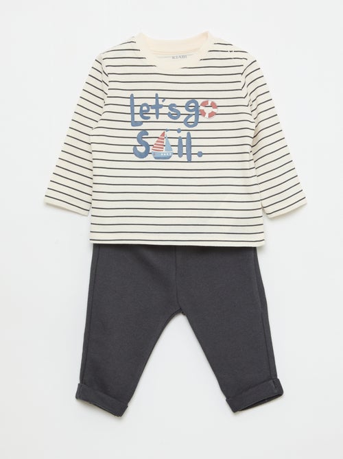 Completo t-shirt + pantaloni - 2 pezzi - Kiabi