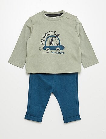Completo t-shirt + pantaloni - 2 pezzi