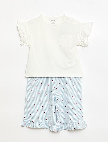 Completo t-shirt + pantaloni - 2 tasche