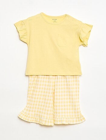 Completo t-shirt + pantaloni - 2 tasche