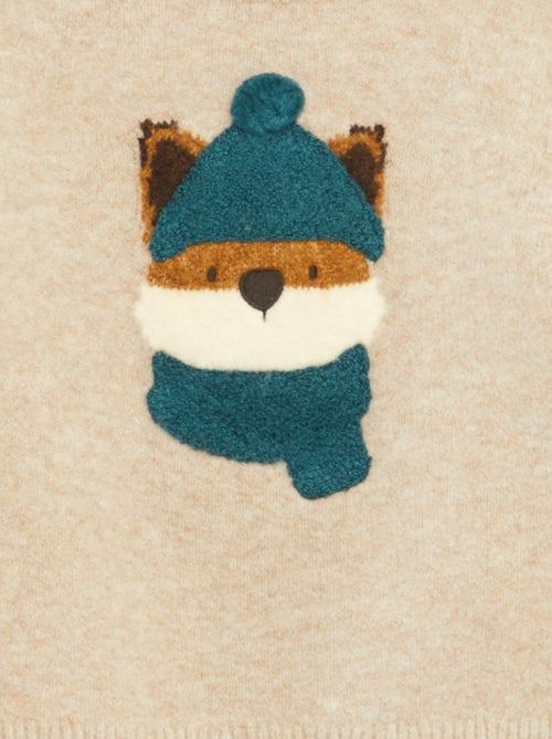 Completo t-shirt + pantaloni - stampa volpe - Kiabi