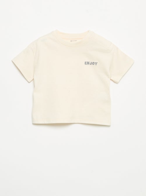 Completo T-shirt + pantaloni da jogging - Kiabi Completo T-shirt + pantaloni da jogging - Kiabi