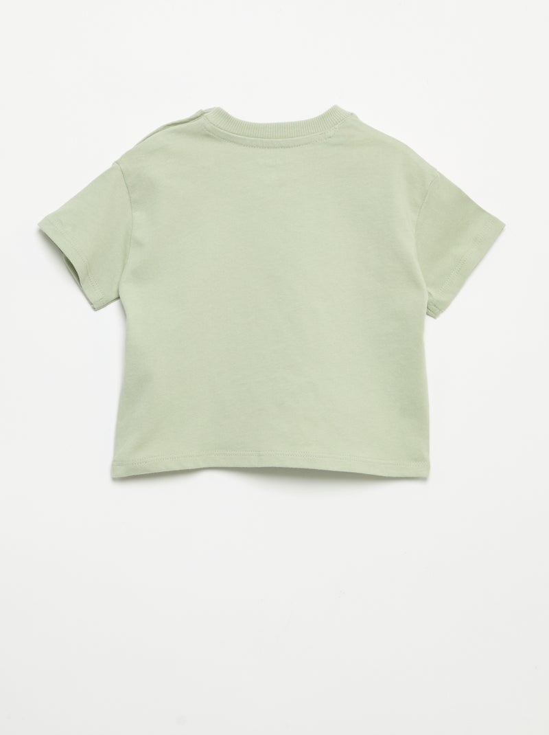 Completo T-shirt + pantaloni da jogging Verde - Kiabi