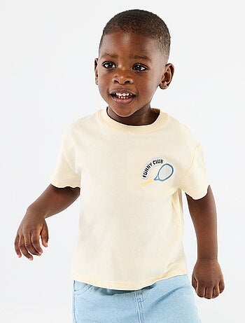 Completo t-shirt + pantaloni in denim - 2 pezzi