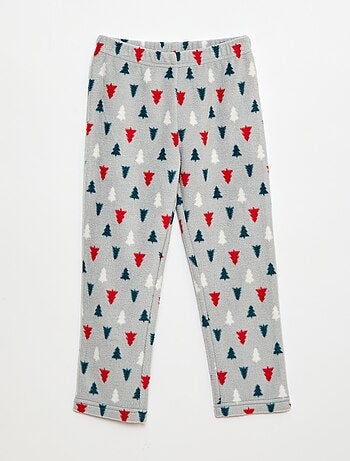 Completo t-shirt + pantaloni in pile - 2 pezzi
