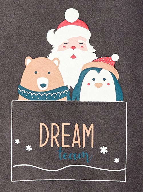 Completo t-shirt + pantaloni in pile - 2 pezzi - Kiabi