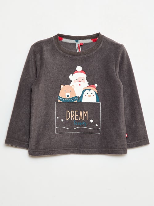 Completo t-shirt + pantaloni in pile - 2 pezzi - Kiabi