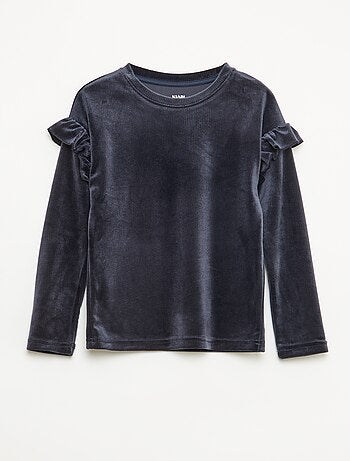 Completo t-shirt + pantaloni in velluto - 2 pezzi