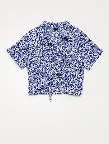 Completo t-shirt + pantaloni morbidi con stampa floreale - 2 pezzi
