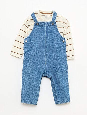 Completo t-shirt + salopette - 2 pezzi