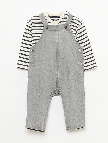 Completo t-shirt + salopette - 2 pezzi