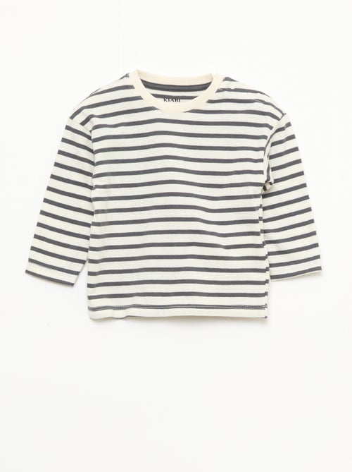 Completo t-shirt + salopette - 2 pezzi - Kiabi