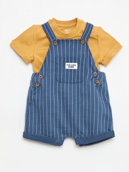 Completo t-shirt + salopette 'Disney' 'Il Re Leone' - 2 pezzi - Kiabi
