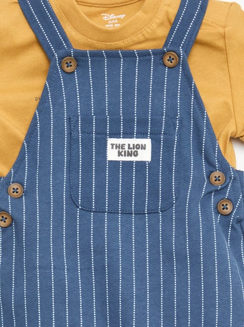 Completo t-shirt + salopette 'Disney' 'Il Re Leone' - 2 pezzi - Kiabi