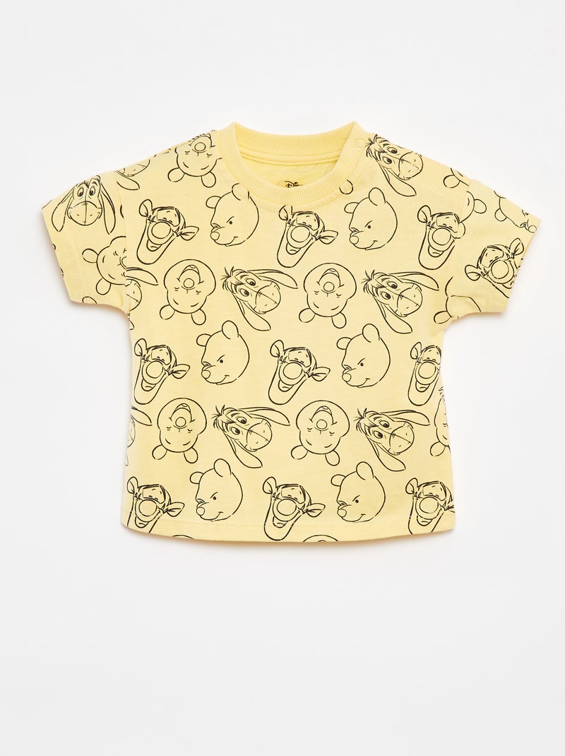 Completo t-shirt + salopette in jeans 'Disney' - 2 pezzi GIALLO - Kiabi
