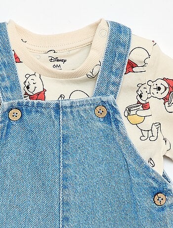 Completo t-shirt + salopette 'Mickey' 'Disney' - 2 pezzi
