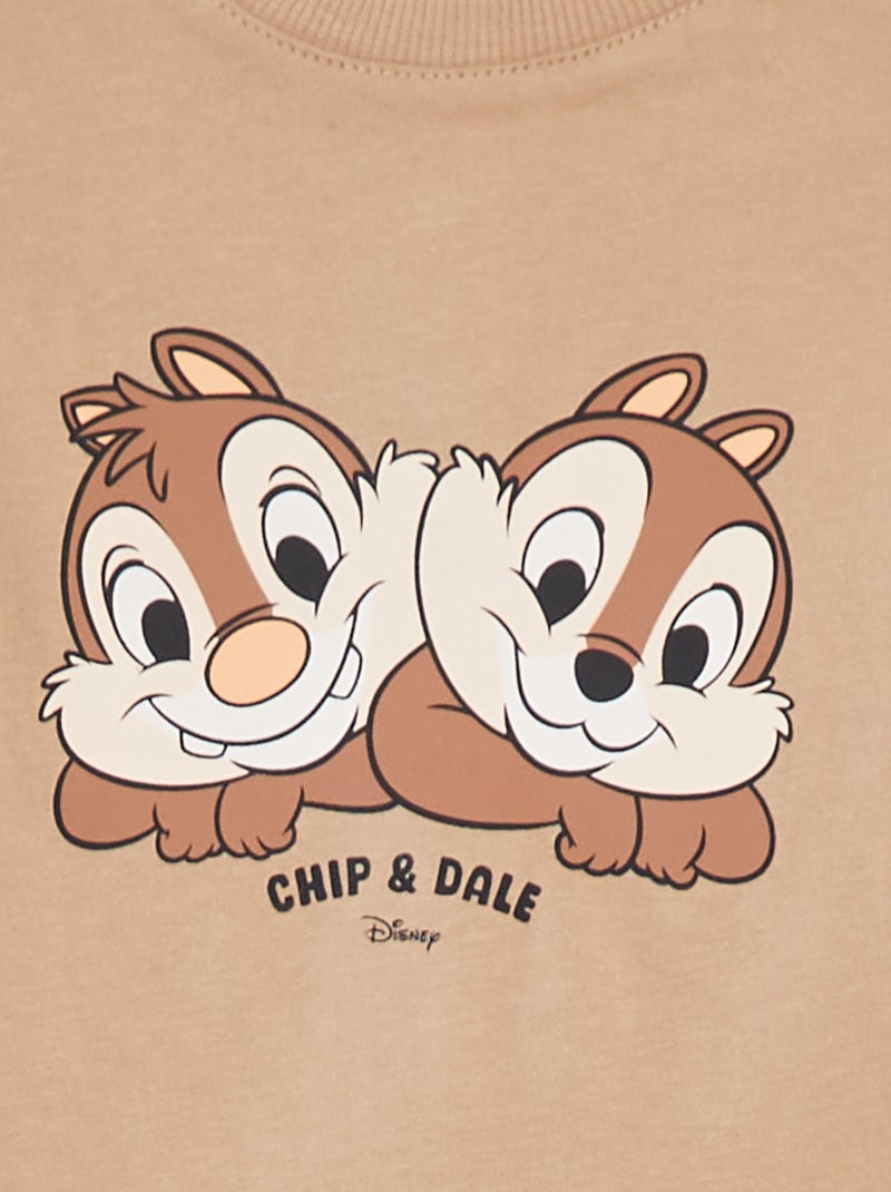 Completo t-shirt senza maniche + shorts 'Cip e Ciop' 'Disney' - 2 pezzi BEIGE - Kiabi