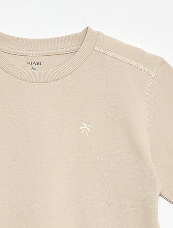 Completo t-shirt + short in piqué di cotone