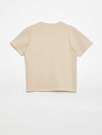 Completo t-shirt + short in piqué di cotone
