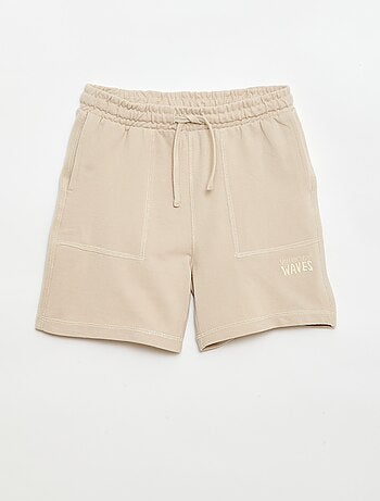 Completo t-shirt + short in piqué di cotone