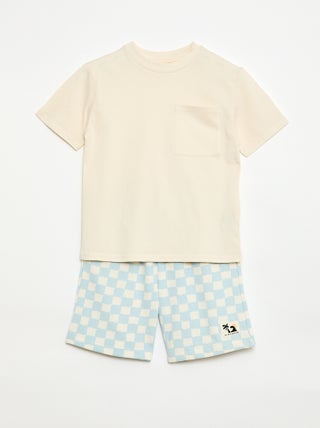 Completo t-shirt + shorts - 2 pezzi