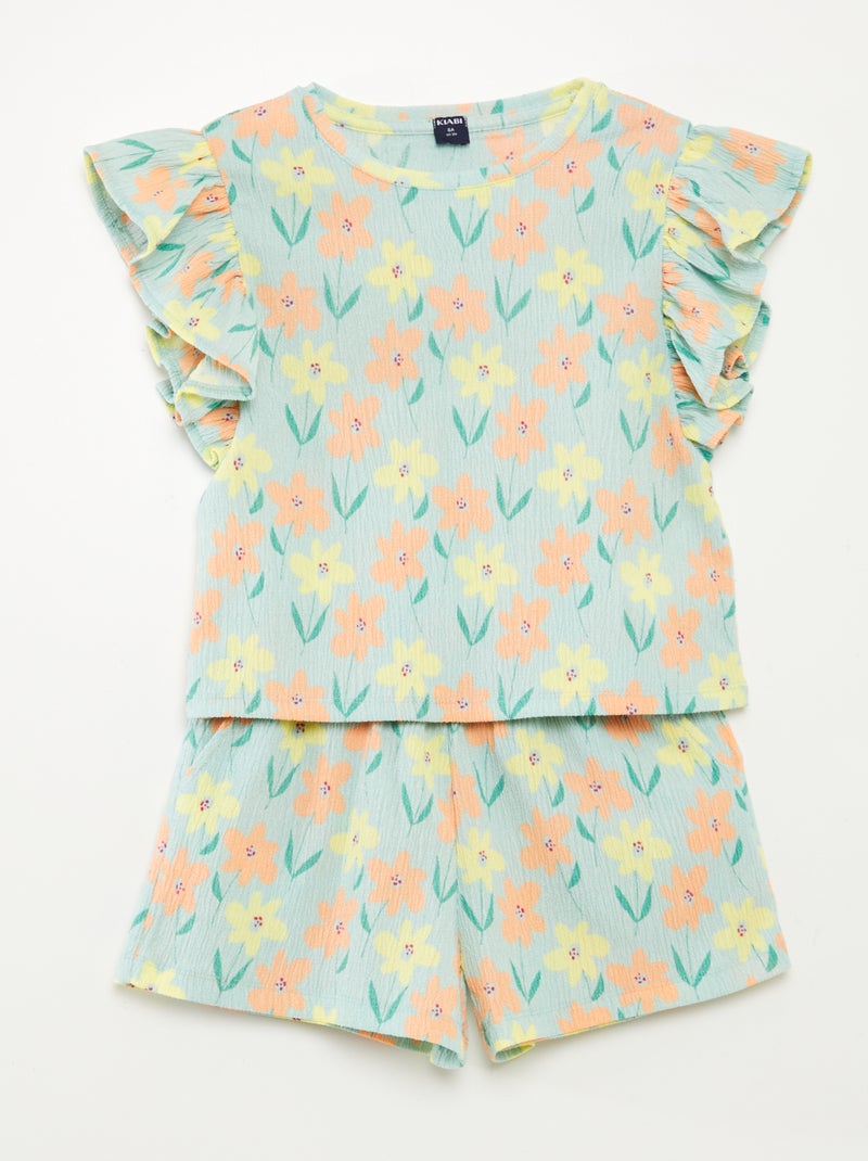 Completo t-shirt + shorts - 2 pezzi VERDE - Kiabi