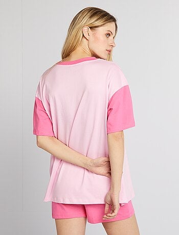 Completo t-shirt + shorts 'Barbie' - 2 pezzi