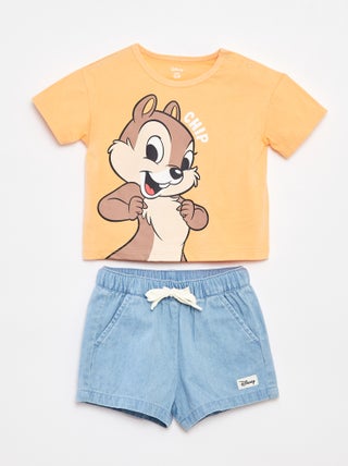 Completo t-shirt + shorts 'Cip & Ciop'