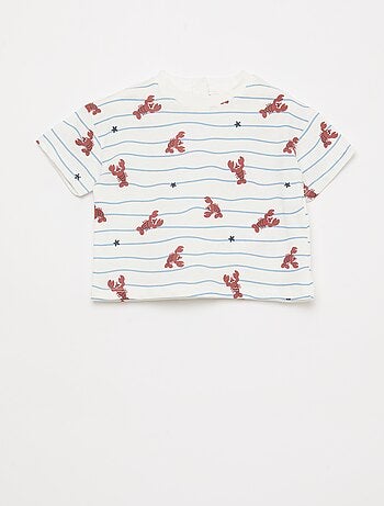 Completo t-shirt + shorts con motivo - 2 pezzi