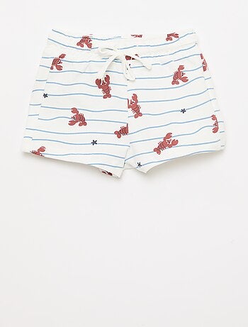 Completo t-shirt + shorts con motivo - 2 pezzi