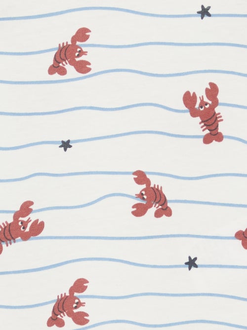 Completo t-shirt + shorts con motivo - 2 pezzi - Kiabi