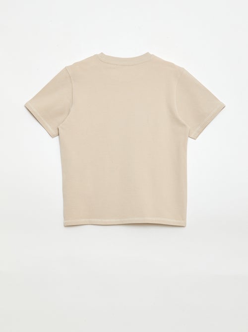 Completo t-shirt + shorts in piqué di cotone - Kiabi