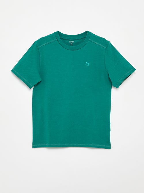 Completo t-shirt + shorts in piqué di cotone - Kiabi