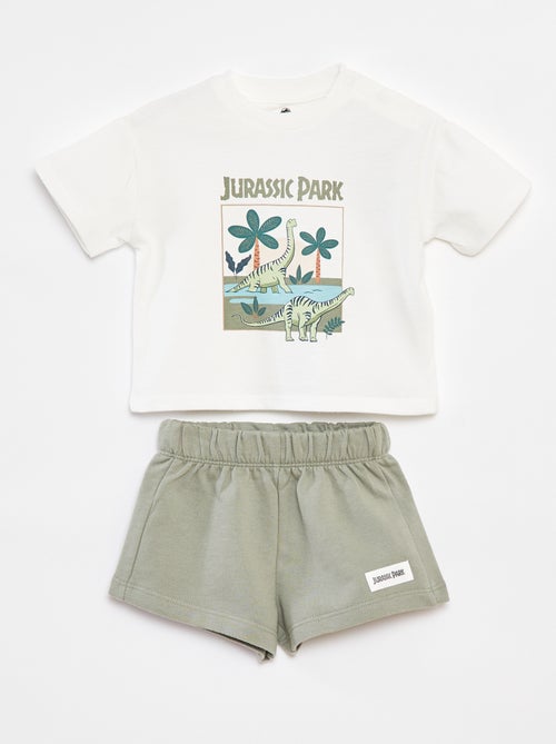 Completo t-shirt + shorts 'Jurassic Park' - 2 pezzi - Kiabi
