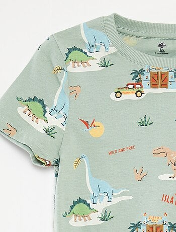 Completo t-shirt + shorts 'Jurassic World' - 2 pezzi