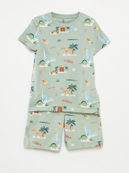 Completo t-shirt + shorts 'Jurassic World' - 2 pezzi - Kiabi