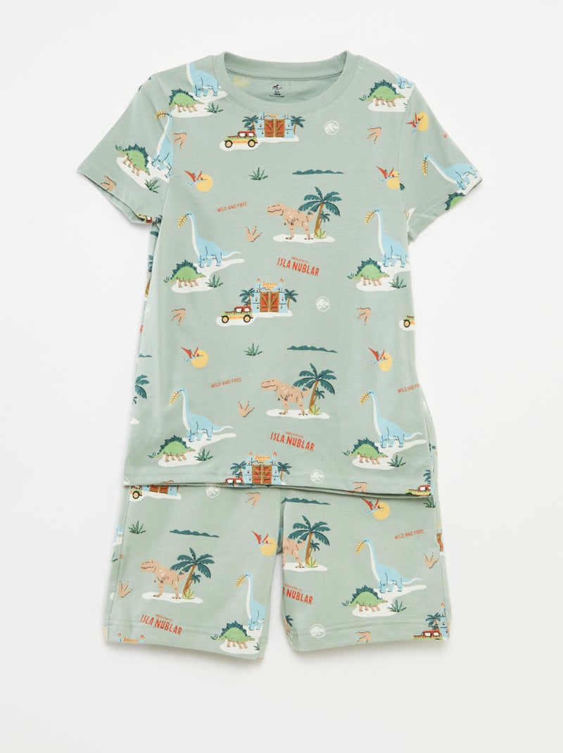 Completo t-shirt + shorts 'Jurassic World' - 2 pezzi VERDE - Kiabi