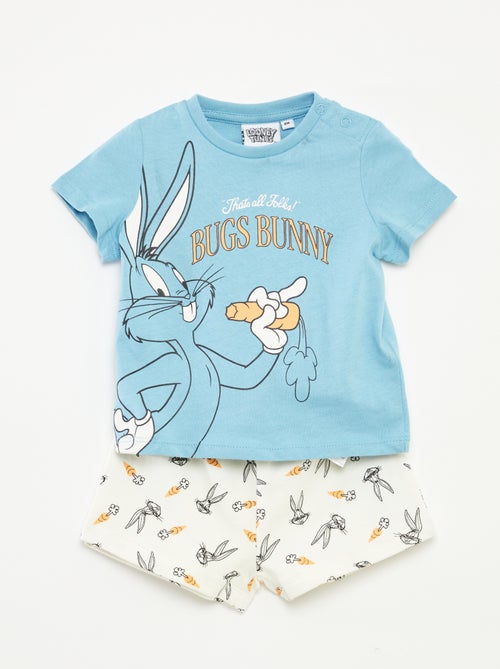 Completo t-shirt + shorts 'Looney Tunes' - 2 pezzi - Kiabi