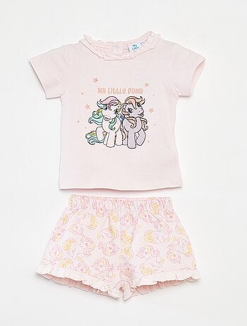 Completo t-shirt + shorts 'My Little Pony' 2 pezzi