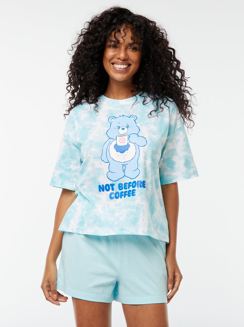 Completo t-shirt + shorts 'Orsetti del cuore' - 2 pezzi BLU - Kiabi