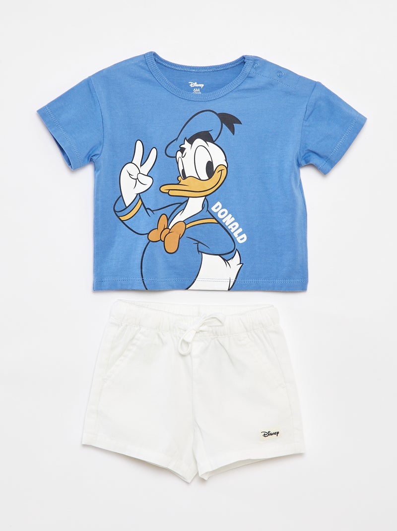 Completo t-shirt + shorts 'Paperino' BLU - Kiabi