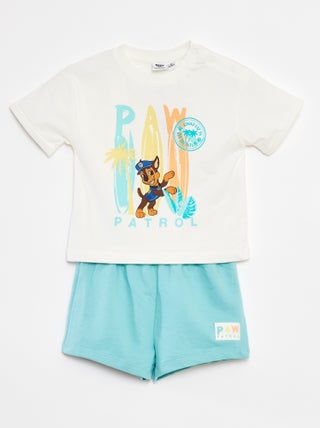 Completo t-shirt + shorts 'Paw Patrol'
