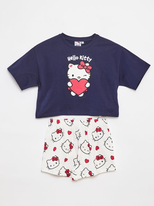 Completo t-shirt + shorts pigiama 'Hello Kitty' - 2 pezzi - Kiabi