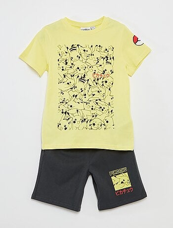 Completo t-shirt + shorts 'Pokemon' - 2 pezzi