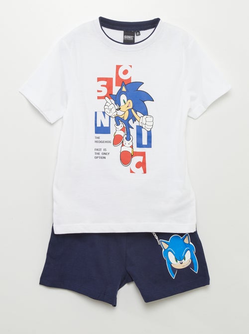 Completo t-shirt + shorts 'Sonic' - 2 pezzi - Kiabi